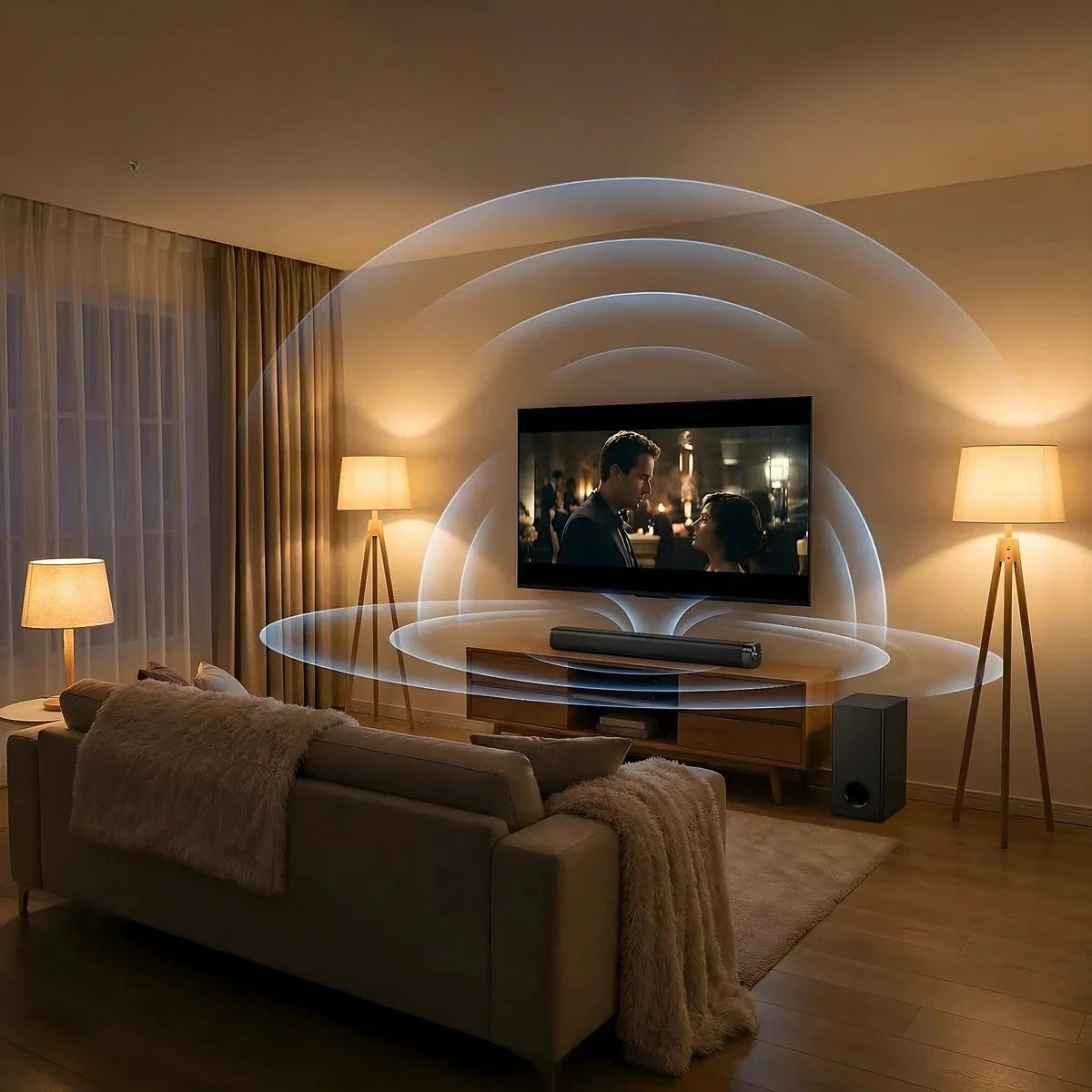 Dolby Atmos Soundbar with Subwoofer