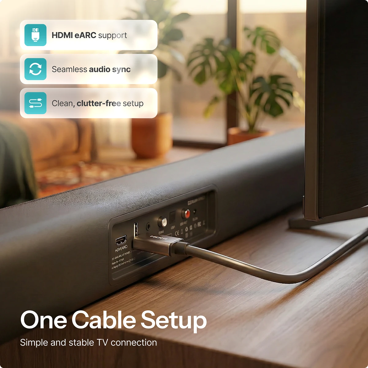 Dolby Atmos Soundbar with Subwoofer
