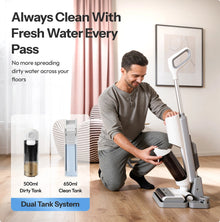 Self-Propelled Wet- & Dry Vacuum with Dual Tanks