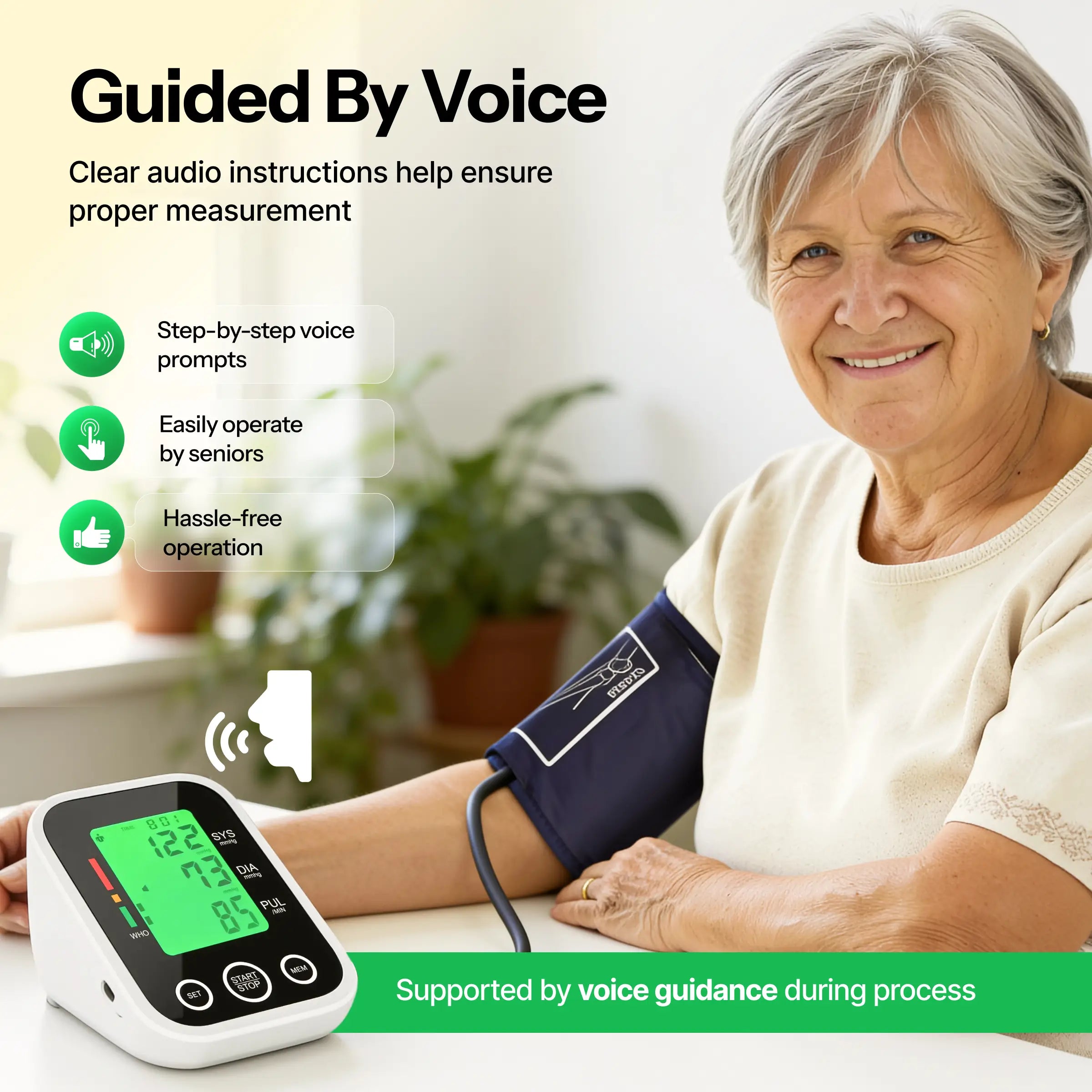 Upper Arm Blood Pressure Monitor