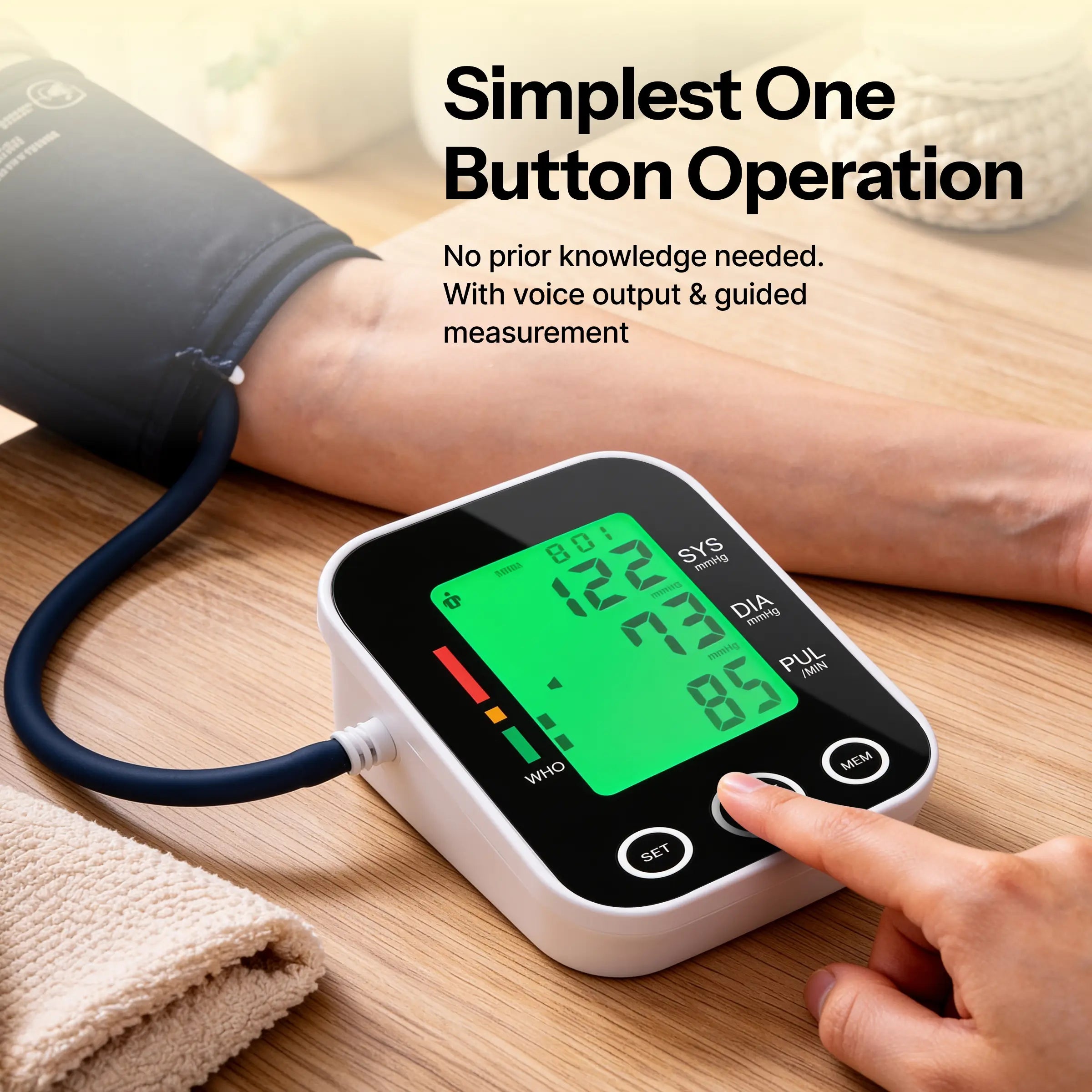 Upper Arm Blood Pressure Monitor