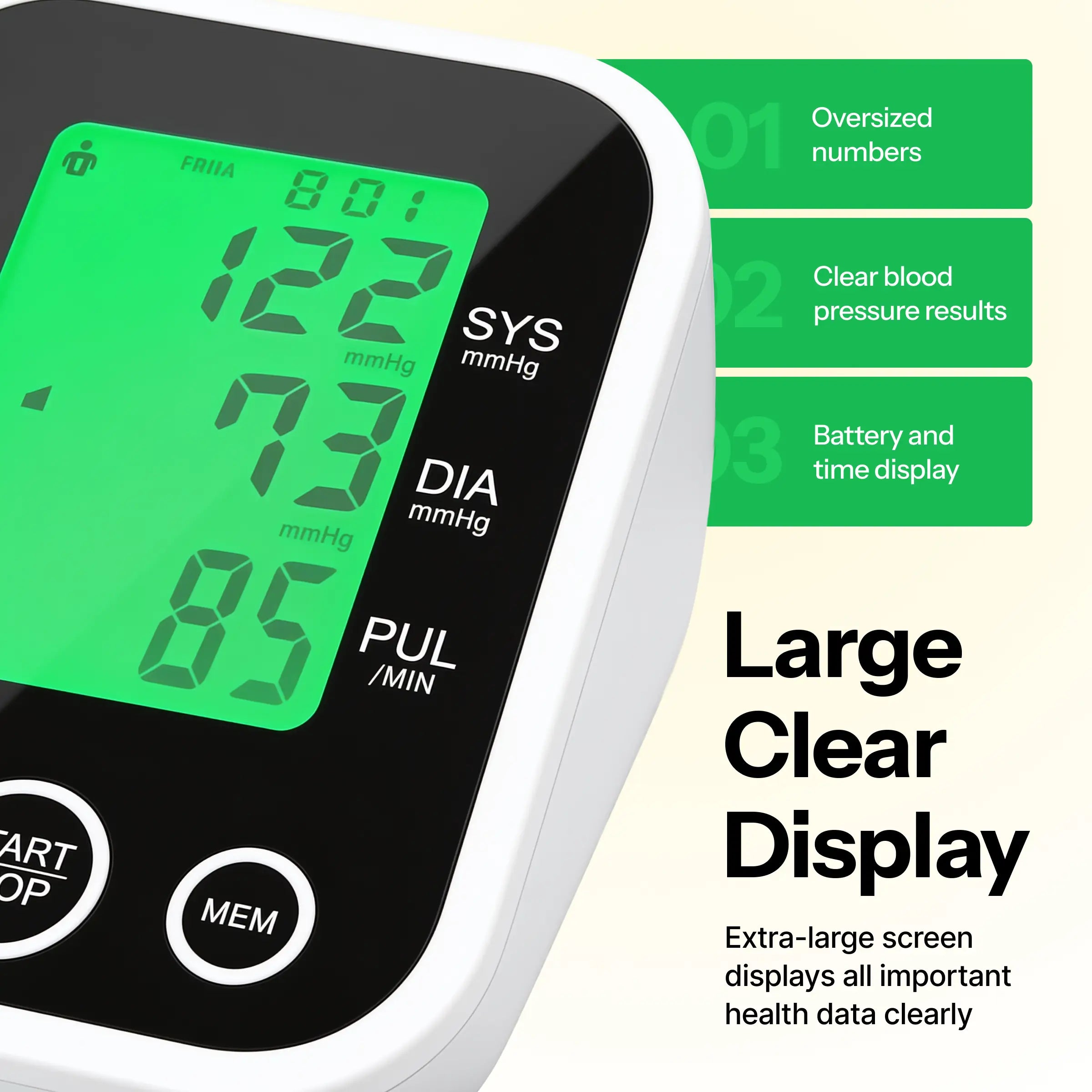 Upper Arm Blood Pressure Monitor