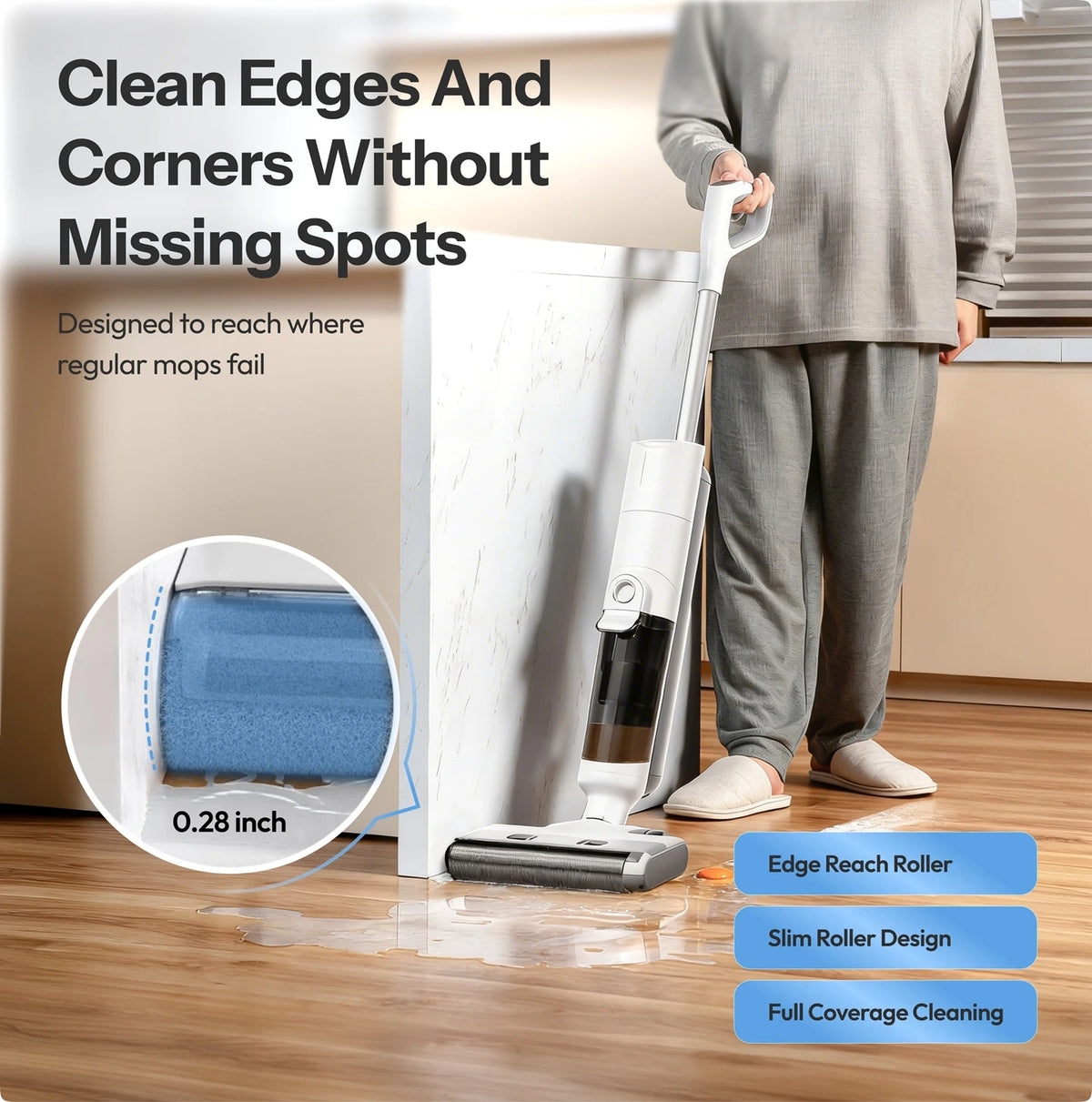 Self-Propelled Wet- & Dry Vacuum with Dual Tanks