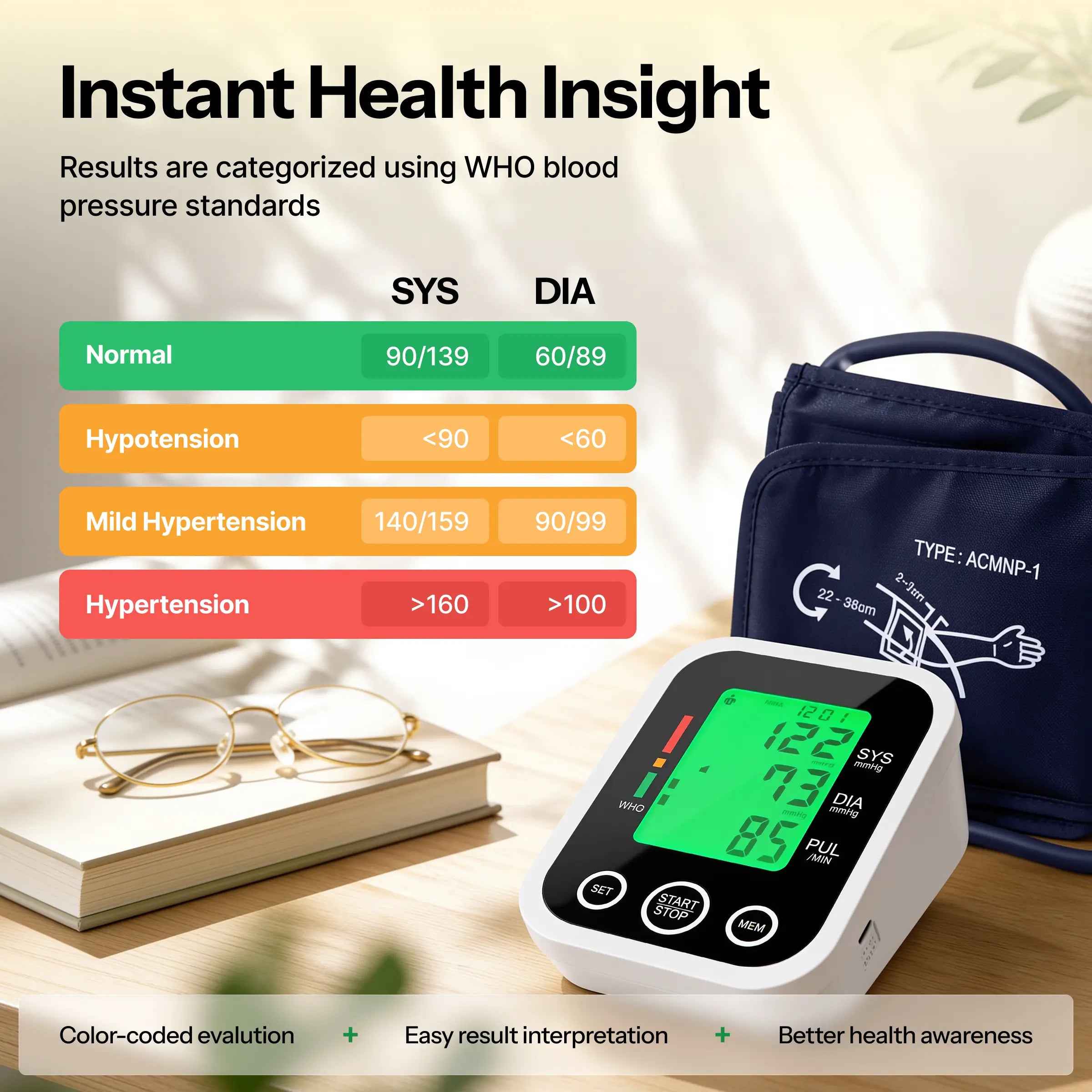 Upper Arm Blood Pressure Monitor