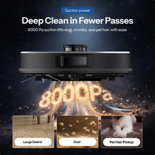Robot Vacuum with 8,000 Pa, 200-Min Battery, 2-in-1 Vacuum & Mop – Great for Pet Hair
