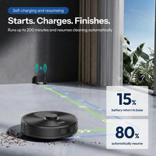 Robot Vacuum with 8,000 Pa, 200-Min Battery, 2-in-1 Vacuum & Mop – Great for Pet Hair