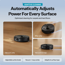 Robot Vacuum with Auto Empty Station, 10000 Pa suction, & LiDAR AI