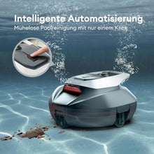 Robotic Pool Cleaner with Dual Motors, 90-Minute Runtime & 80 m² Range