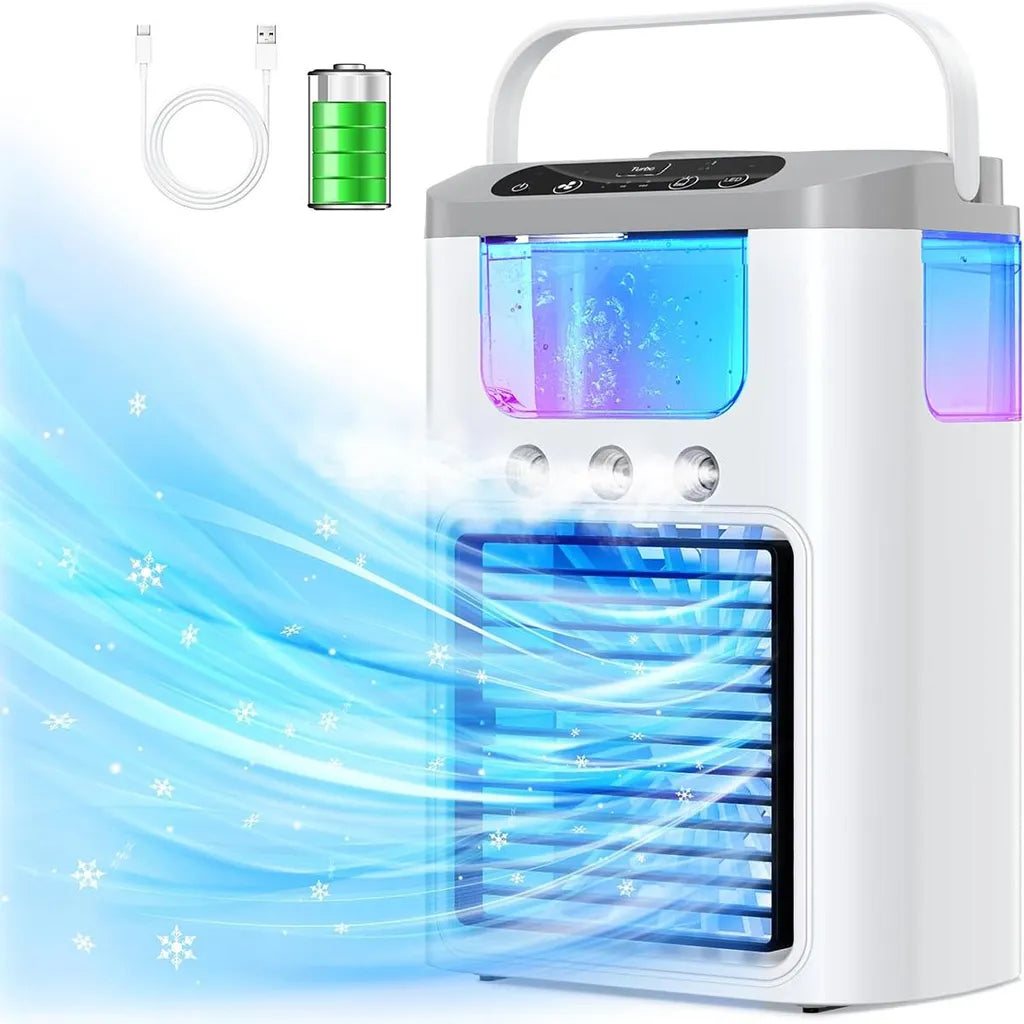 Portable Mini Air Cooler With Mist