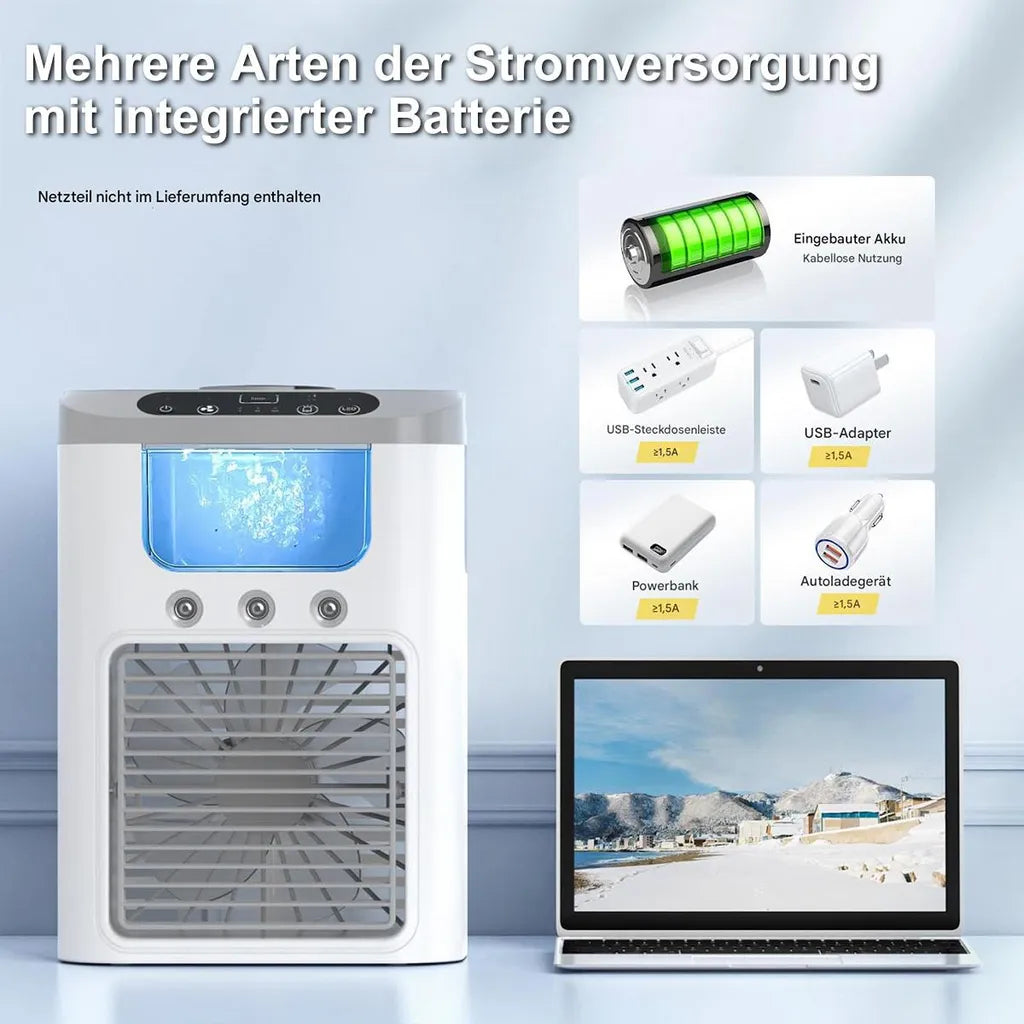 Portable Mini Air Cooler With Mist