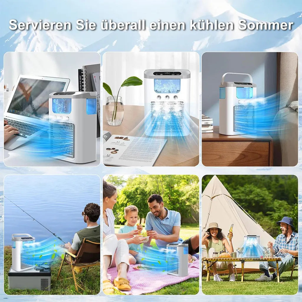 Portable Mini Air Cooler With Mist