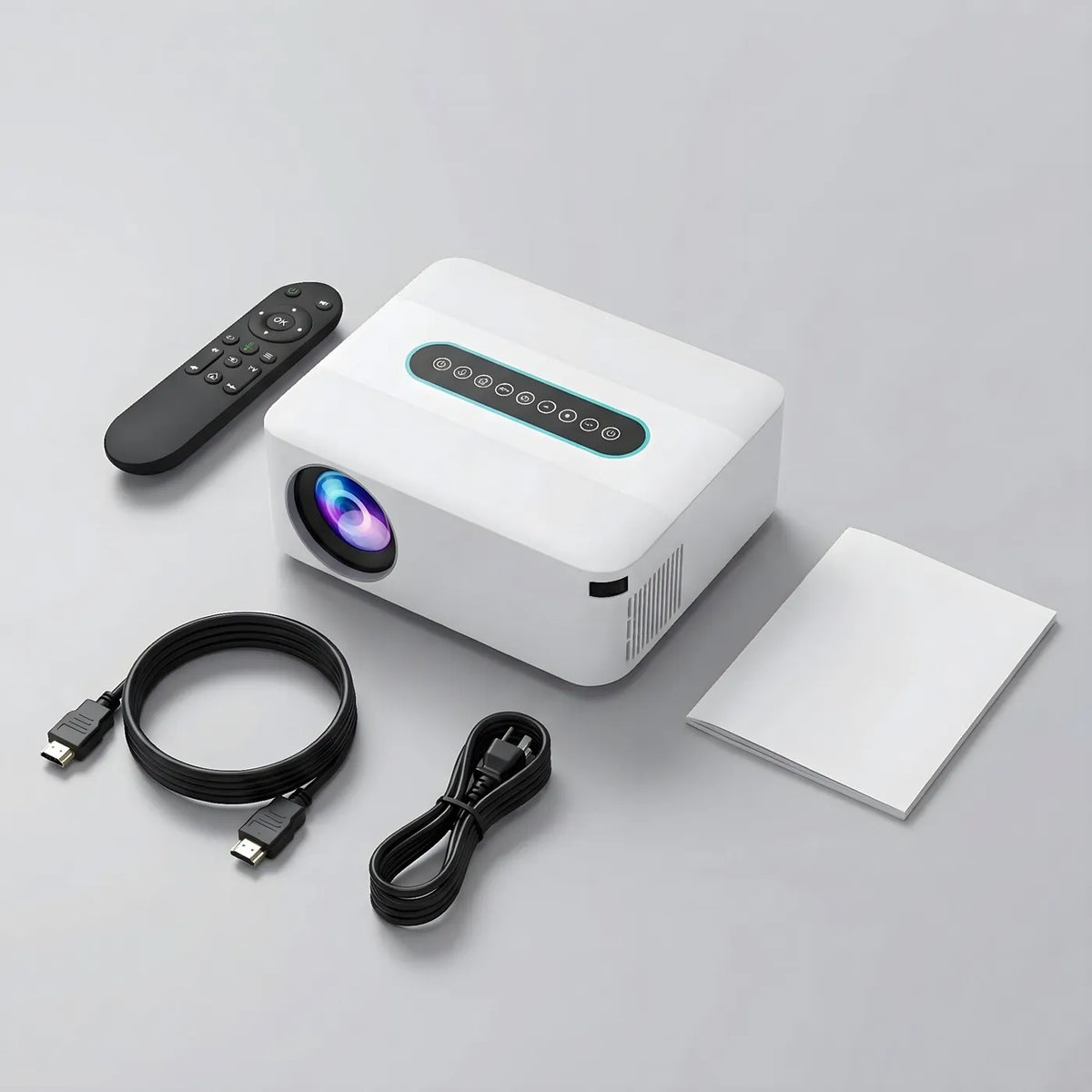 4K & 8K Support Projector with 5G WiFi, Bluetooth, 8.000+ Apps & Dolby Sound