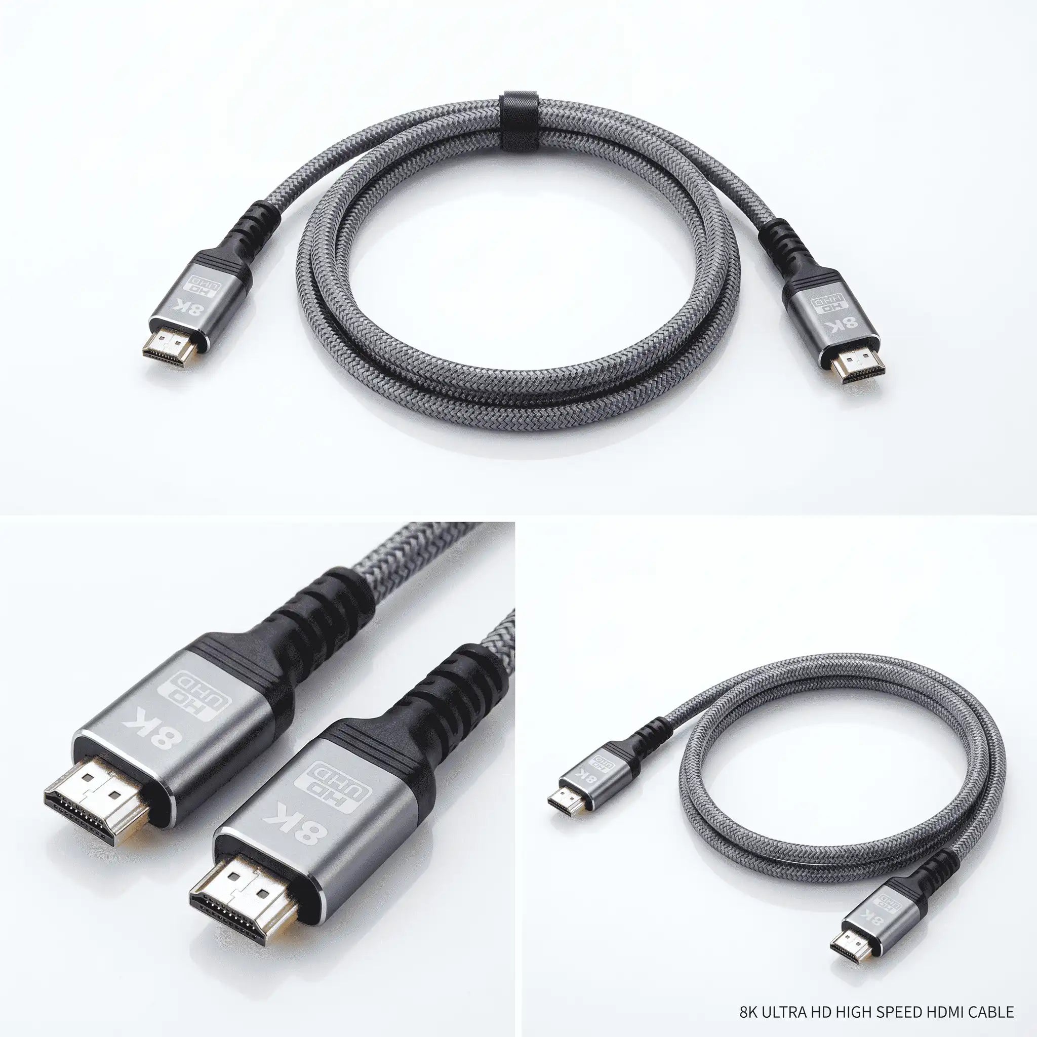 8K HDMI 2.1 Nylon Braided Cable