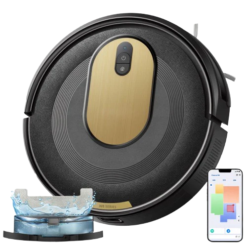 Robot Vacuum W8 with 5,000PA & Smart App Control