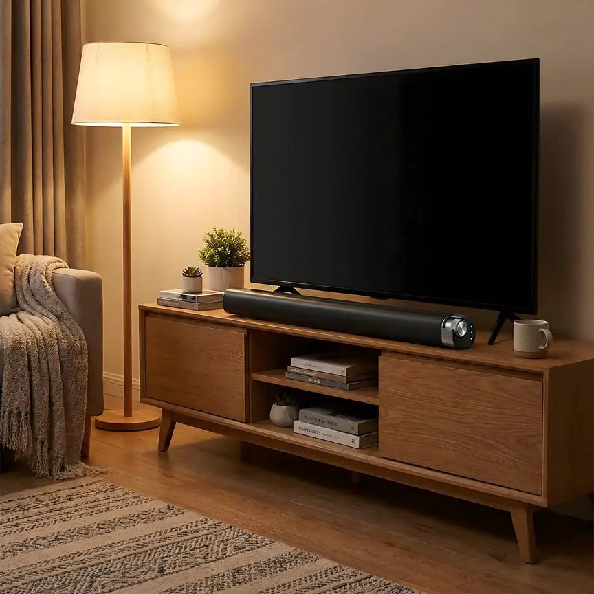 Soundbar Pro S2 for TV, PC, Laptop & Home Cinema with Bluetooth 5.0 streaming & Subwoofer-Surround-Sound