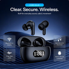 True Wireless In-Ear Earbuds, Bluetooth 5.3, 55 Hour Battery