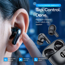 True Wireless In-Ear Earbuds, Bluetooth 5.3, 55 Hour Battery