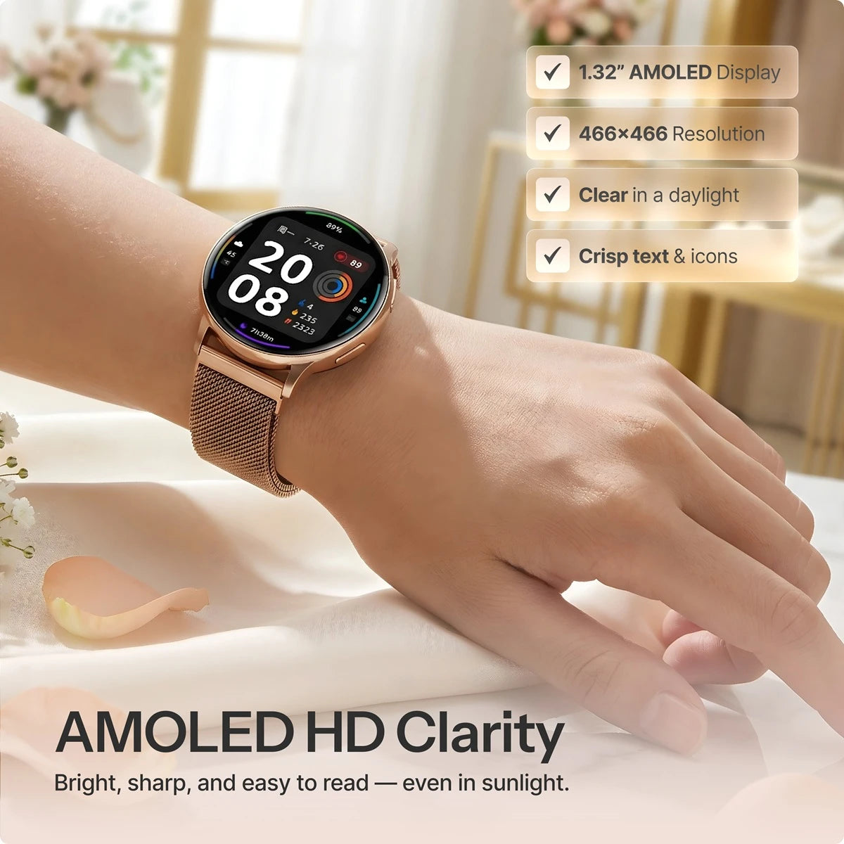 Women's Smartwatch W Pro with AMOLED Display