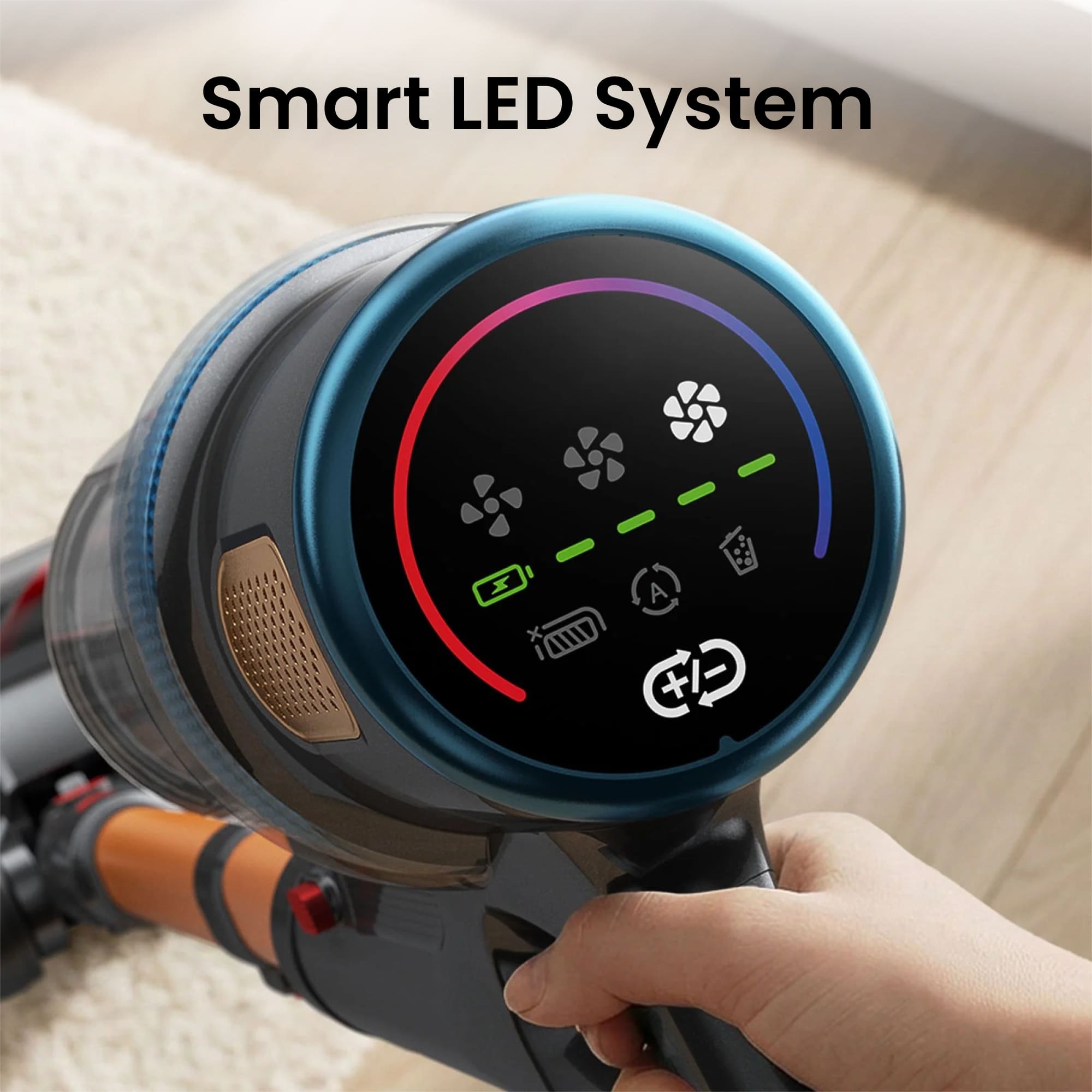 Cordless Vacuum Cleaner with 120AW Suction Power